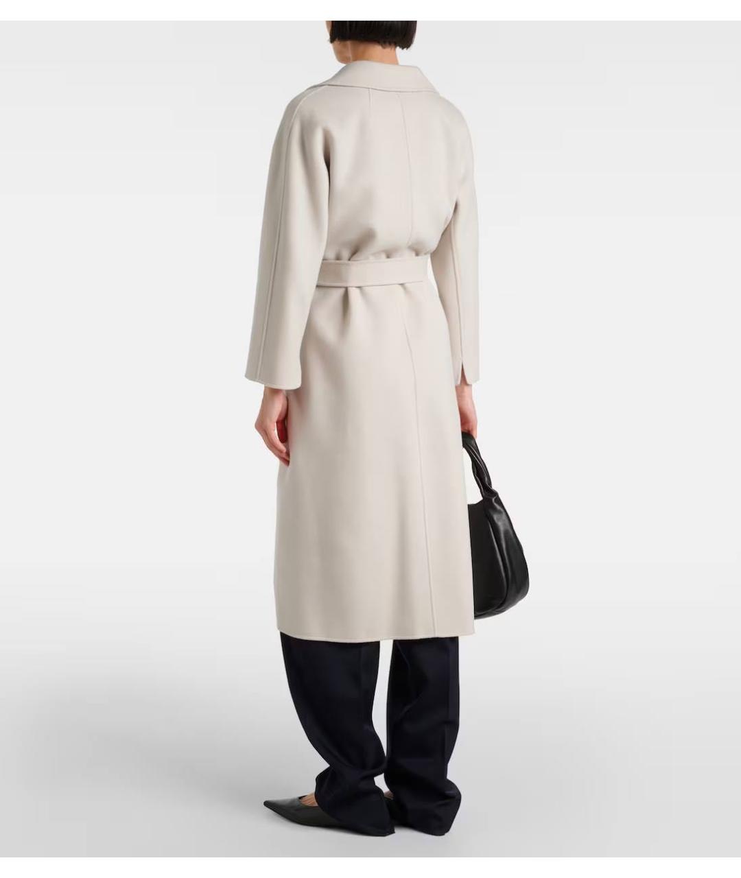 'S MAX MARA Серое шерстяное пальто, фото 6