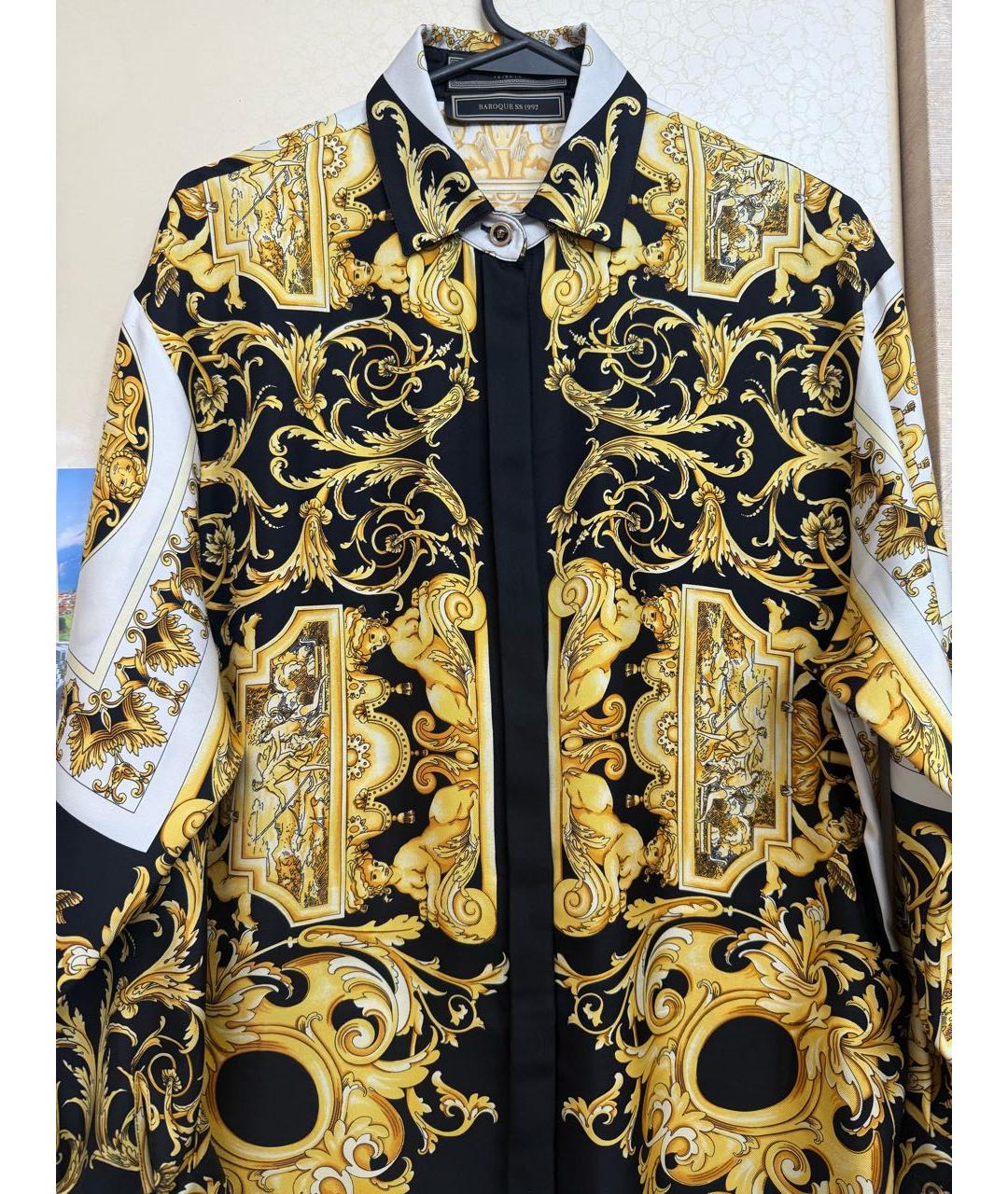 VERSACE Шелковая рубашка, фото 5