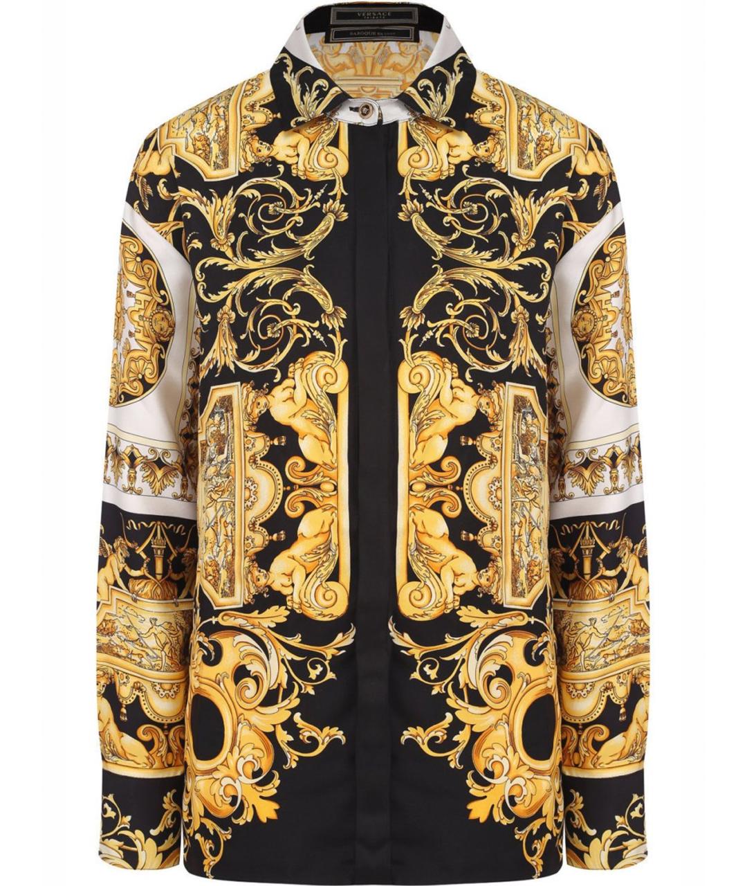VERSACE Шелковая рубашка, фото 1