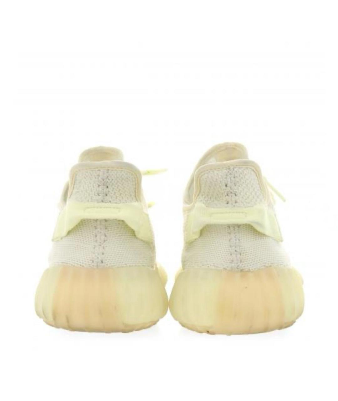 ADIDAS YEEZY Зеленые текстильные кроссовки, фото 4