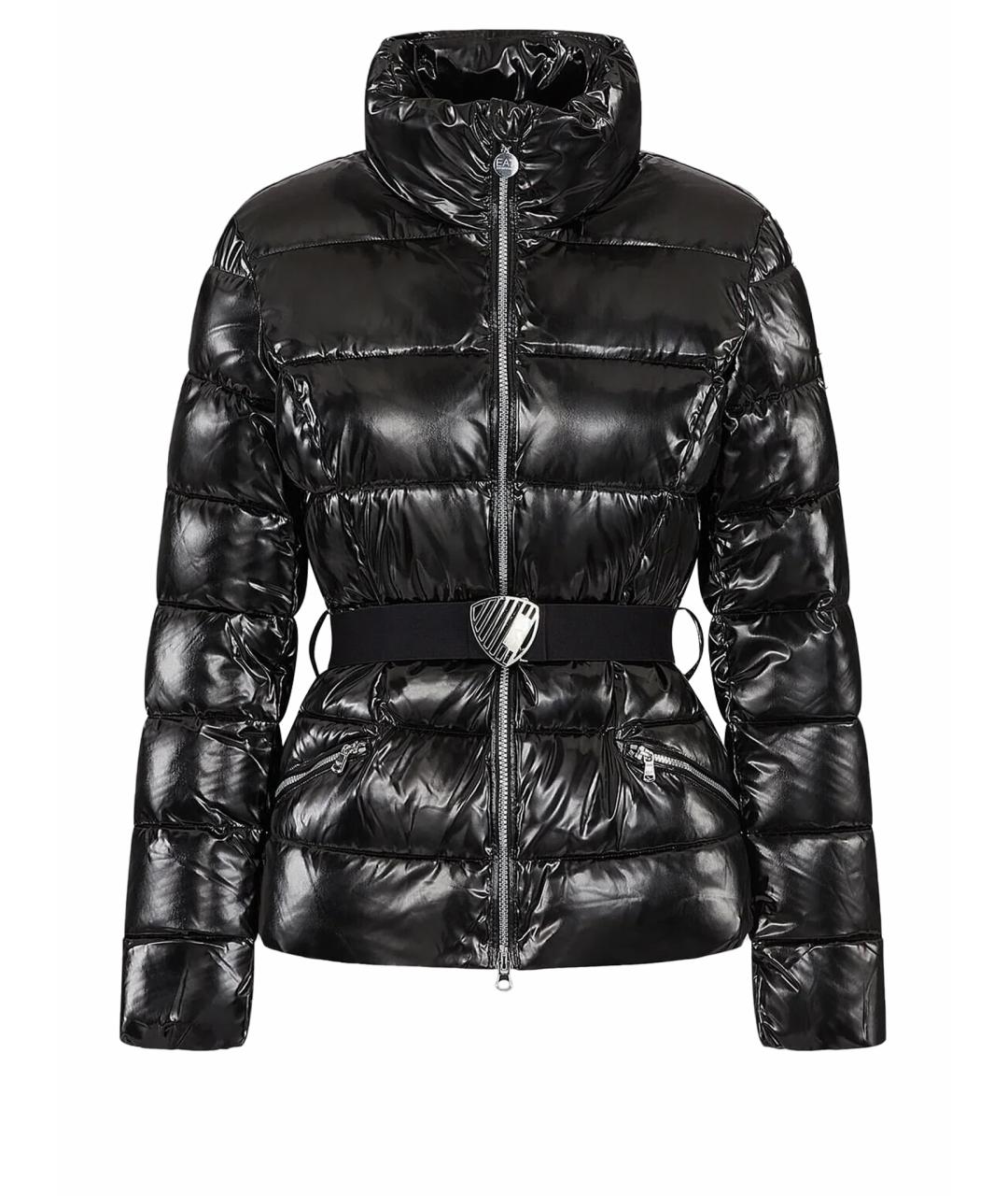 EMPORIO ARMANI Черная полиэстеровая куртка, фото 1