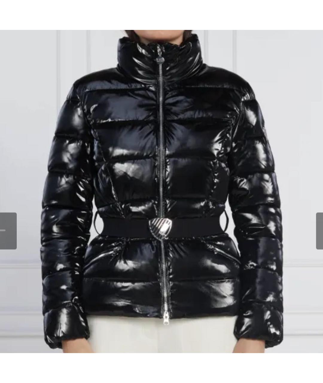 EMPORIO ARMANI Черная полиэстеровая куртка, фото 6