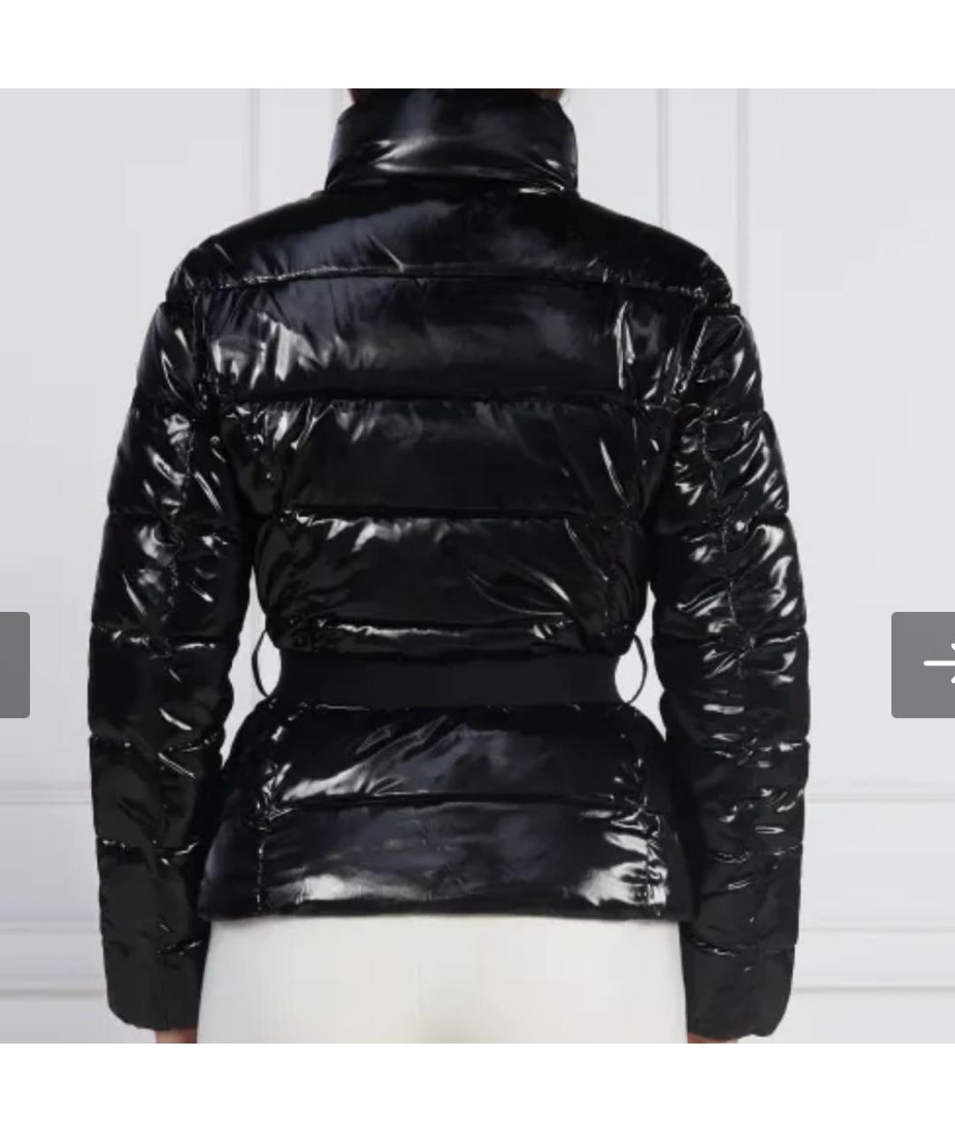 EMPORIO ARMANI Черная полиэстеровая куртка, фото 2