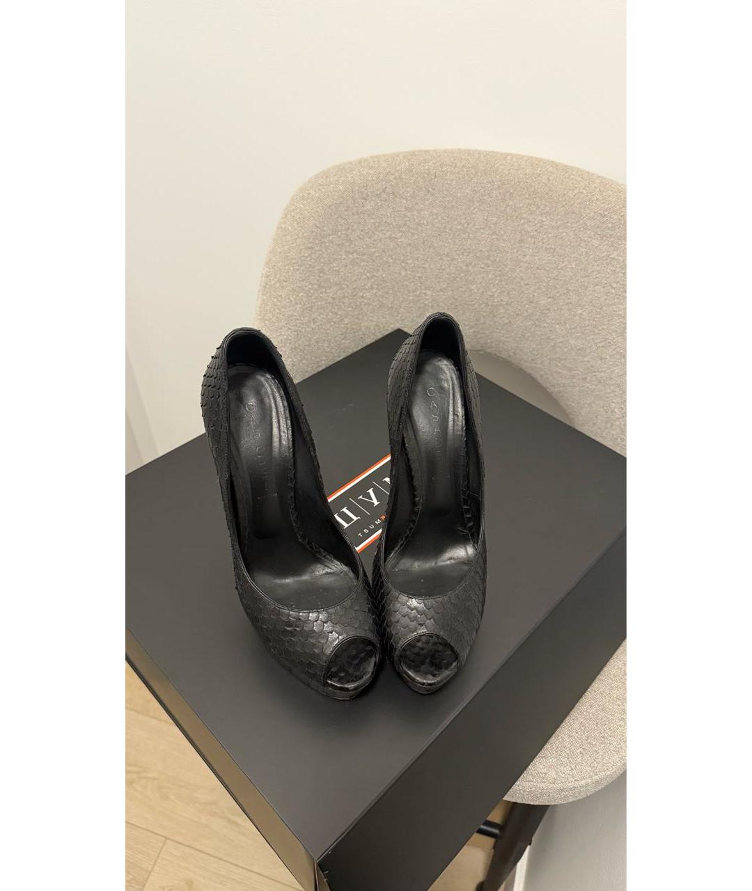 CASADEI Черные кожаные туфли, фото 3