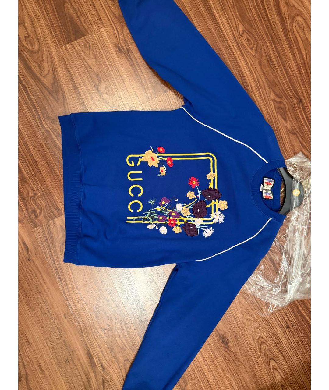 GUCCI Синий хлопковый костюм с брюками, фото 5