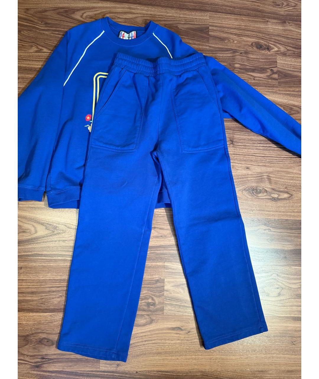 GUCCI Синий хлопковый костюм с брюками, фото 4