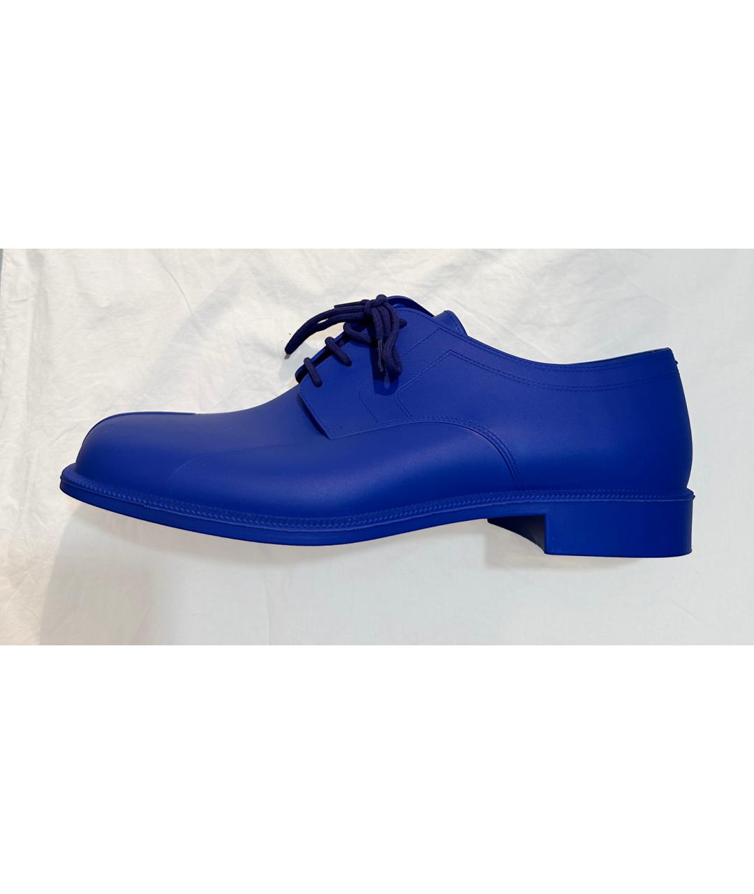 MAISON MARGIELA Синие резиновые лоферы, фото 2