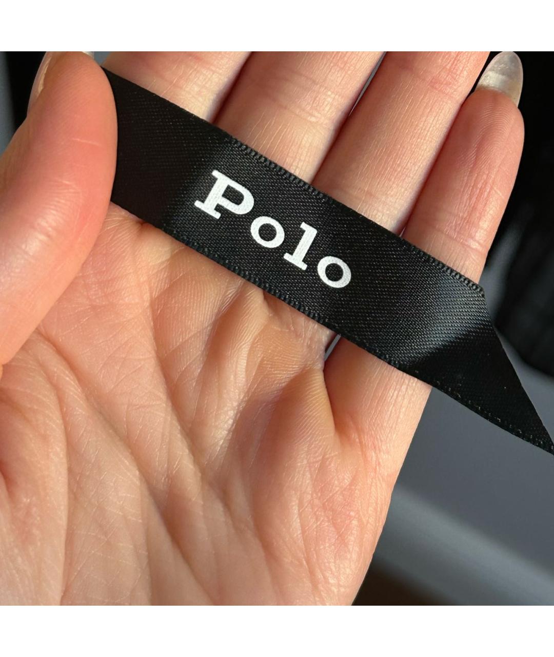 POLO RALPH LAUREN Черная шелковая блузы, фото 6