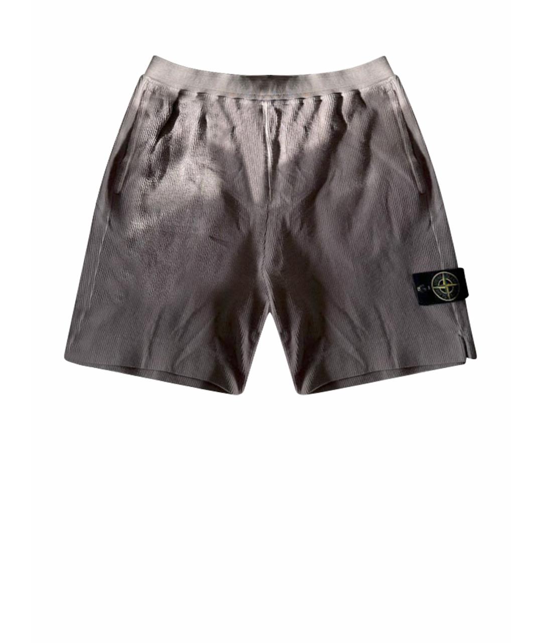 STONE ISLAND Бежевые шорты, фото 1