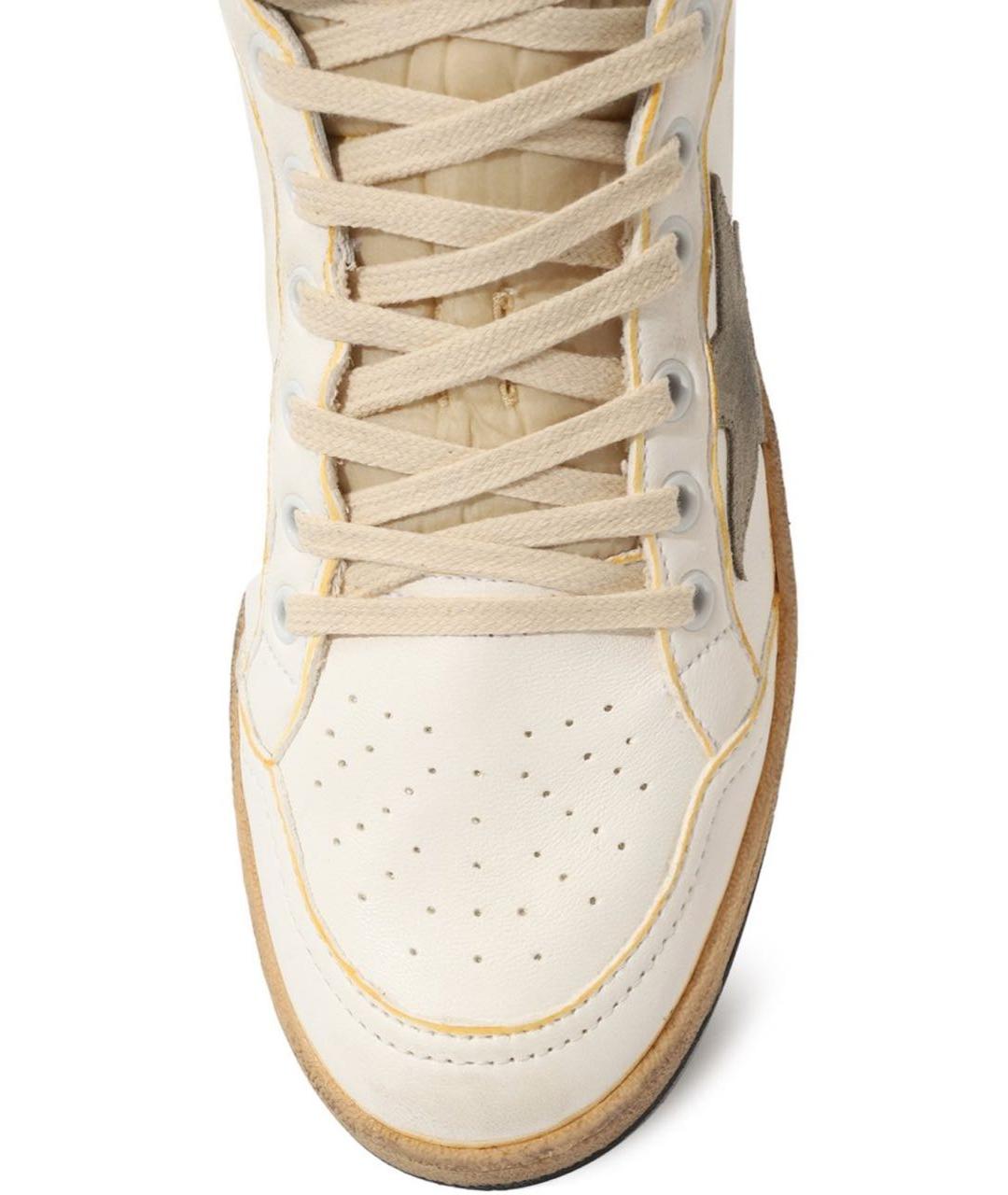 GOLDEN GOOSE DELUXE BRAND Белые кожаные кеды, фото 6