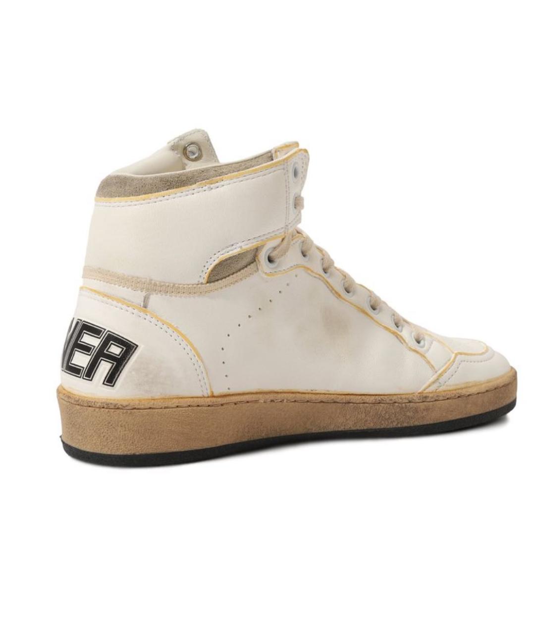 GOLDEN GOOSE DELUXE BRAND Белые кожаные кеды, фото 5