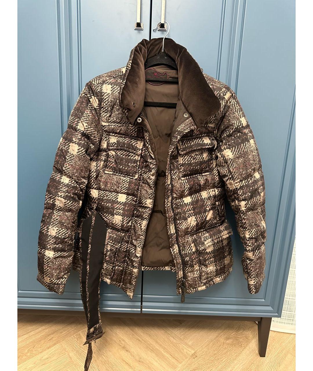 ETRO Коричневая полиамидовая куртка, фото 3