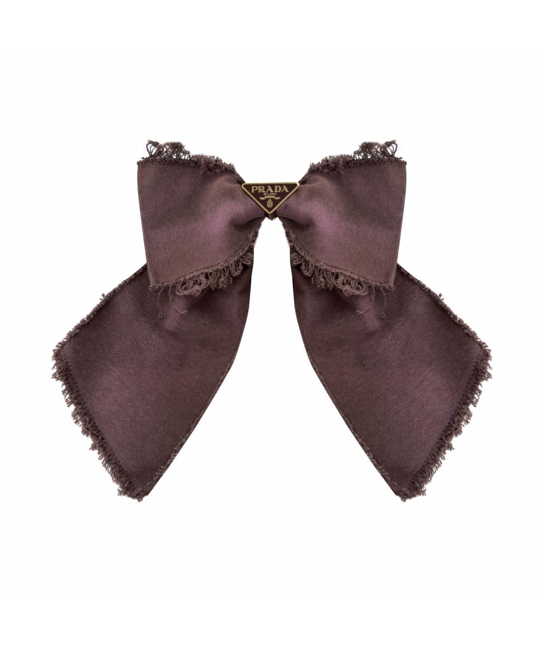 PRADA Коричневая заколка, фото 1