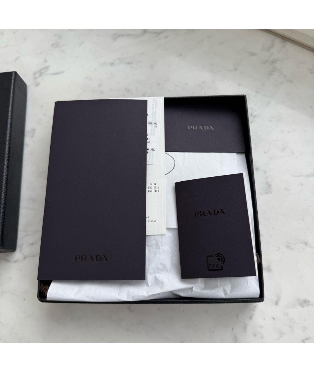 PRADA Коричневая заколка, фото 3