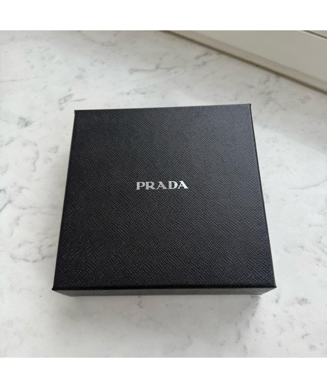 PRADA Коричневая заколка, фото 2