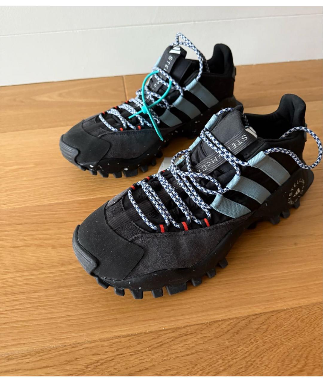 ADIDAS BY STELLA MCCARTNEY Черные высокие кроссовки / кеды, фото 5