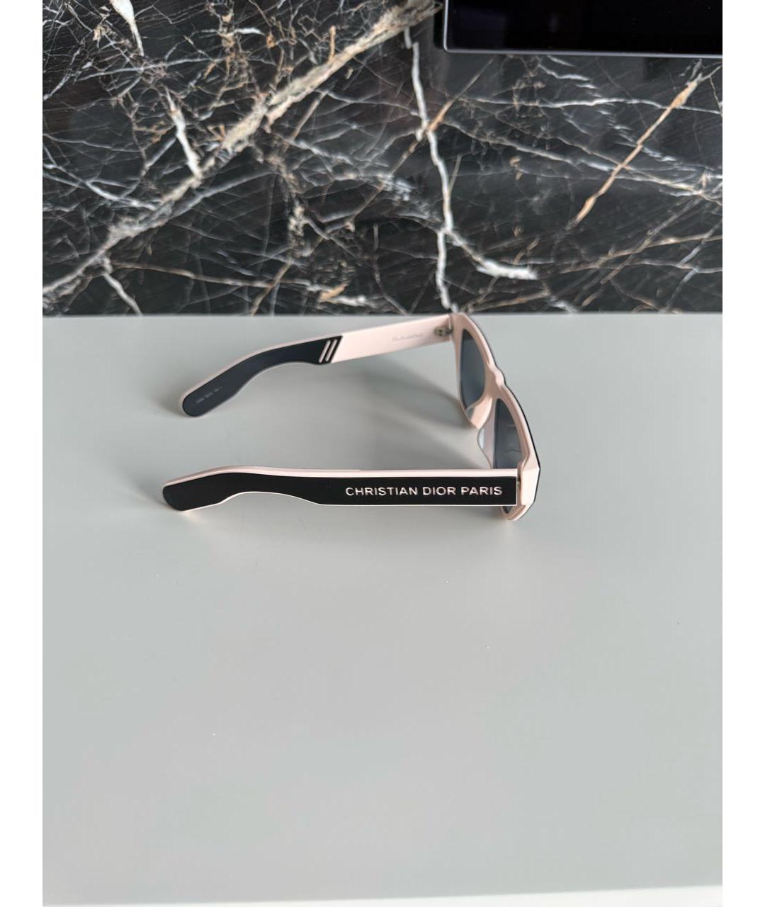 CHRISTIAN DIOR Розовые пластиковые солнцезащитные очки, фото 2