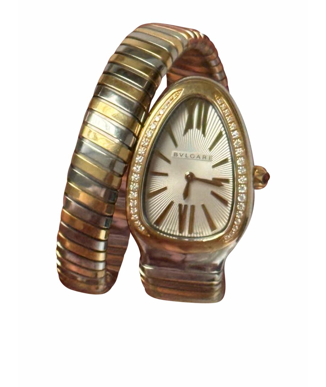 BVLGARI Золотые часы из желтого золота, фото 1
