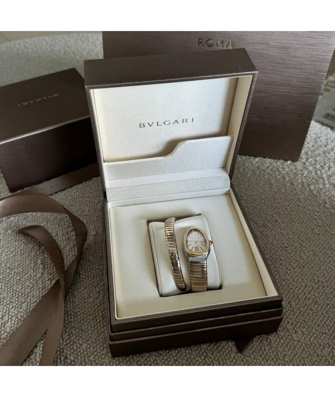 BVLGARI Золотые часы из желтого золота, фото 4