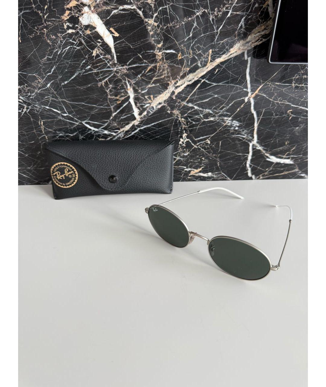 RAY BAN Черные солнцезащитные очки, фото 4