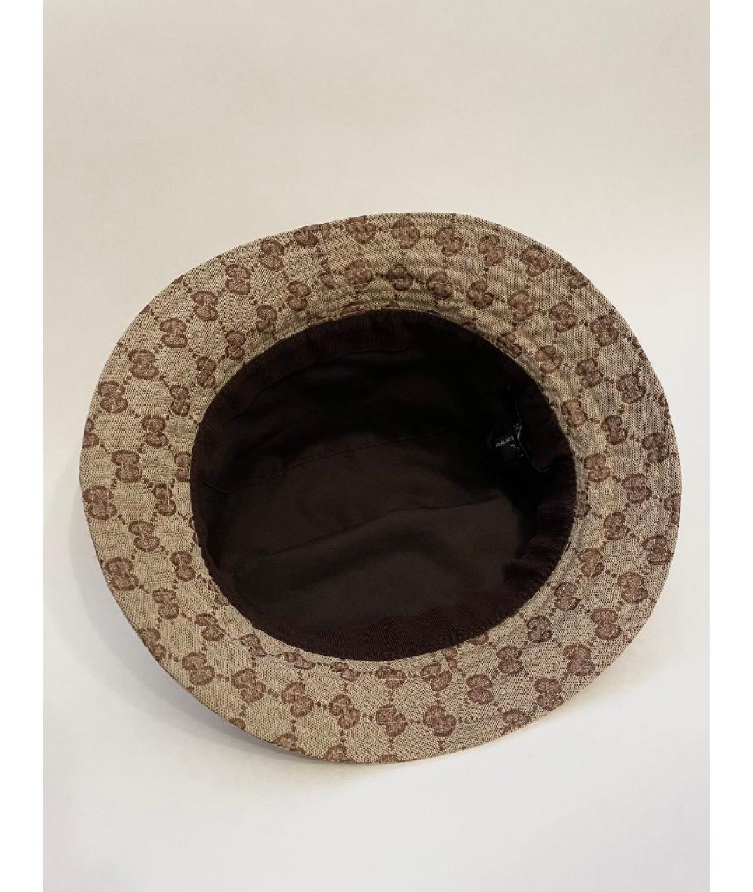GUCCI Коричневая шляпа, фото 5