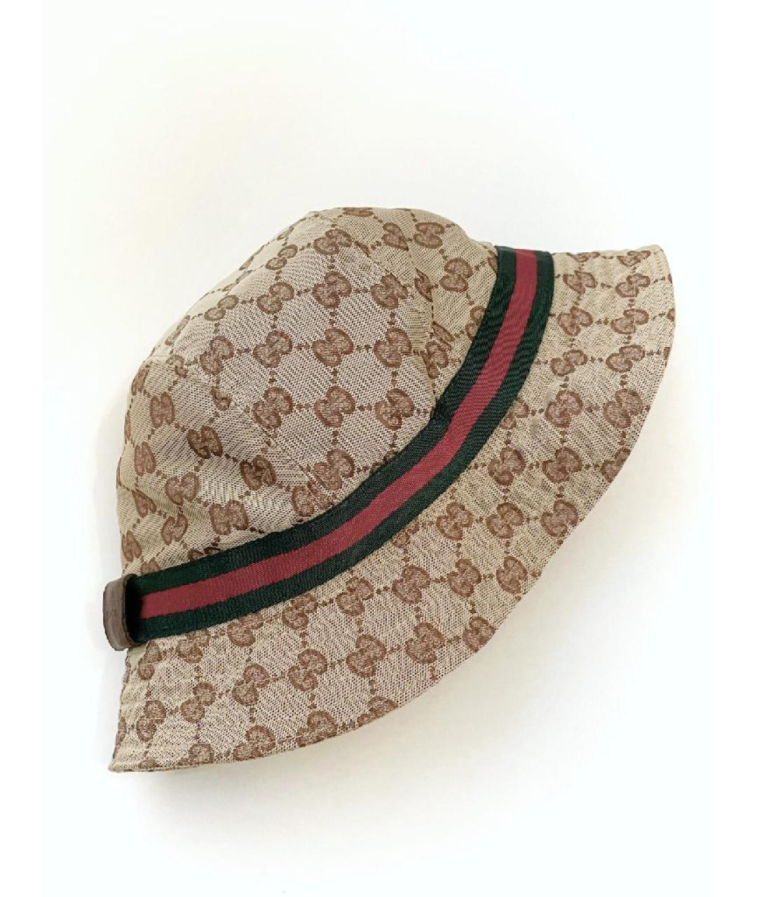 GUCCI Коричневая шляпа, фото 4