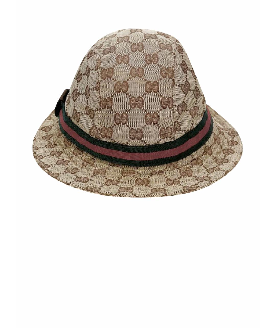 GUCCI Коричневая шляпа, фото 1