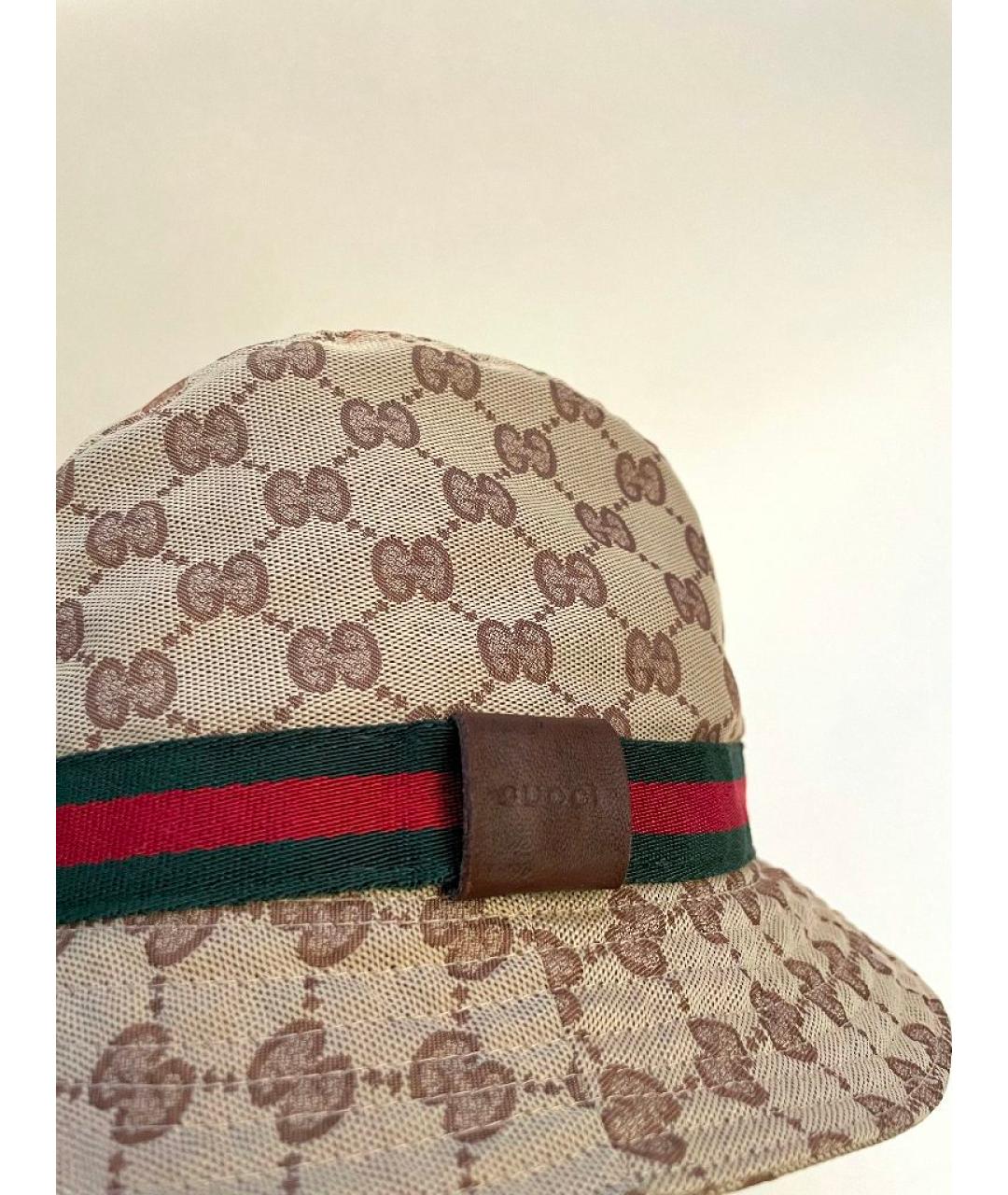 GUCCI Коричневая шляпа, фото 3