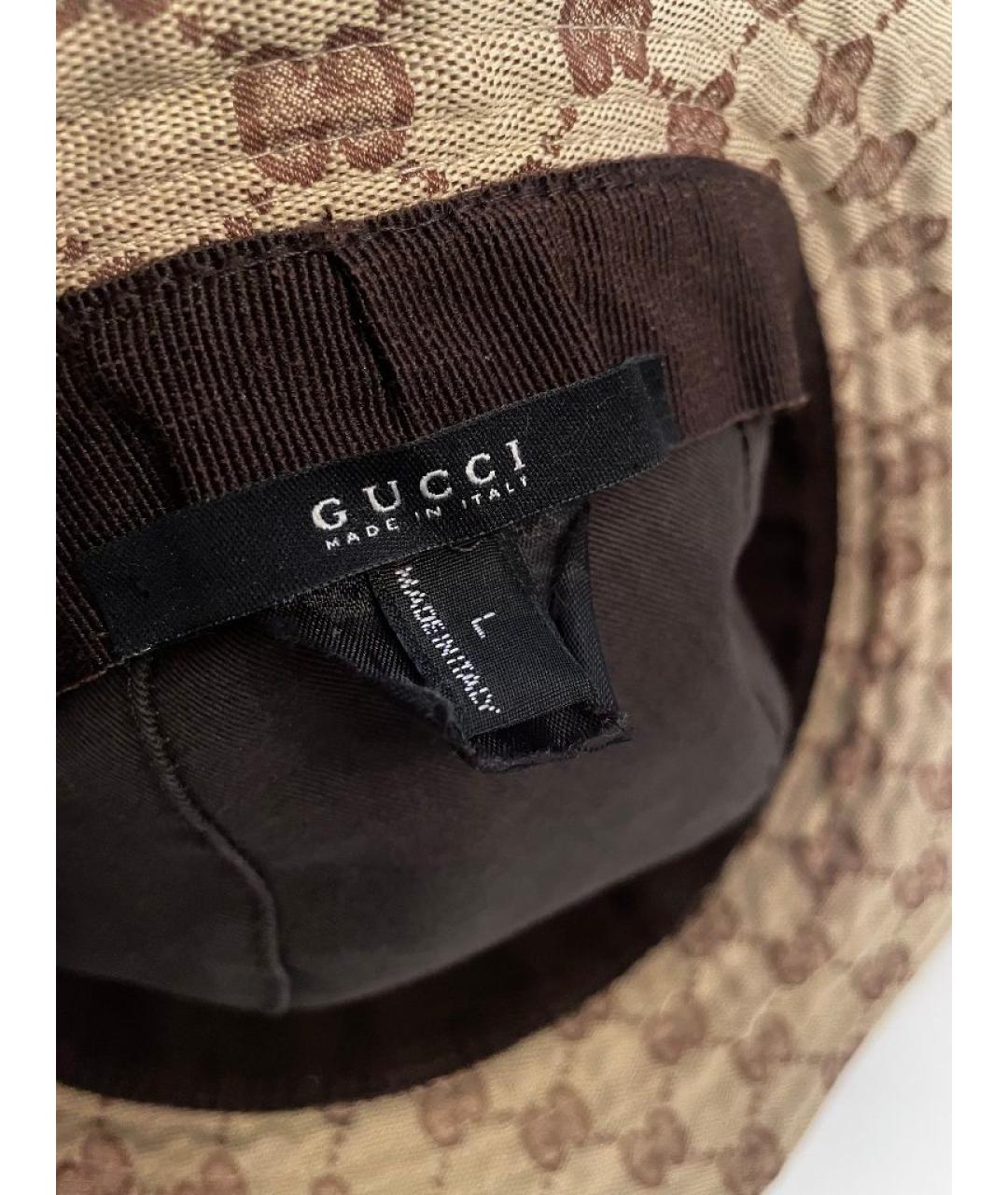 GUCCI Коричневая шляпа, фото 6