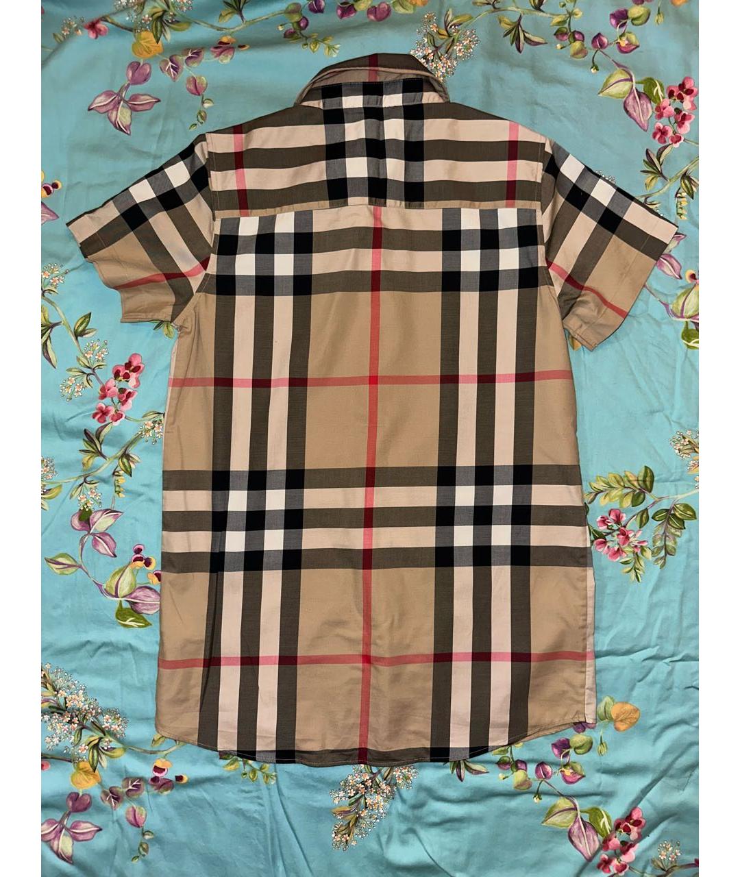 BURBERRY KIDS Бежевая хлопковая детская рубашка, фото 2