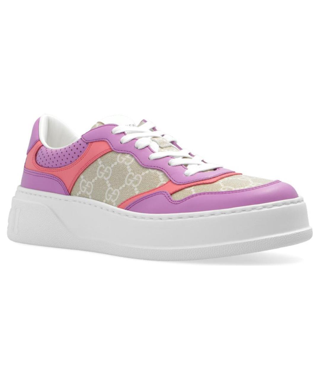 GUCCI Розовые кроссовки, фото 3