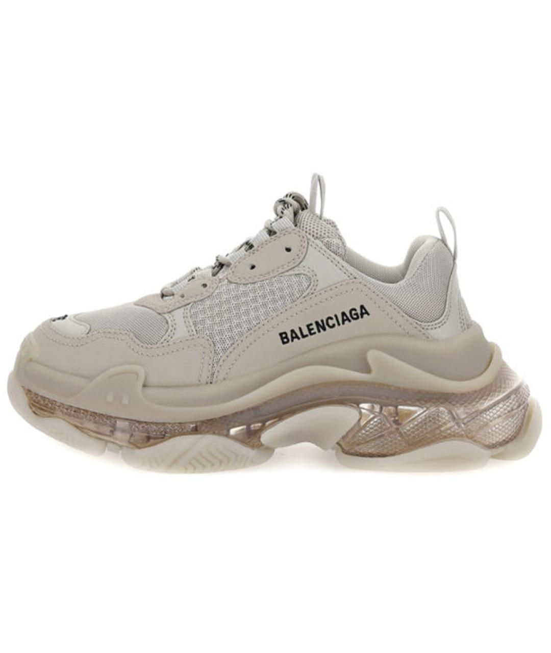 BALENCIAGA Бежевые кроссовки, фото 6