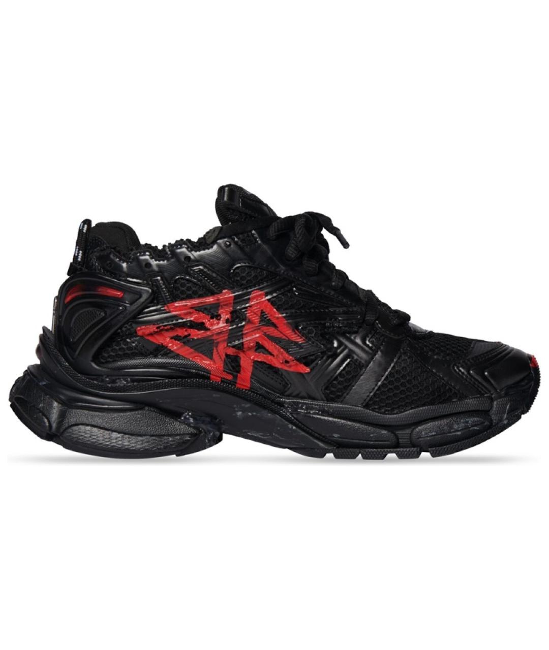 BALENCIAGA Черные низкие кроссовки / кеды, фото 2