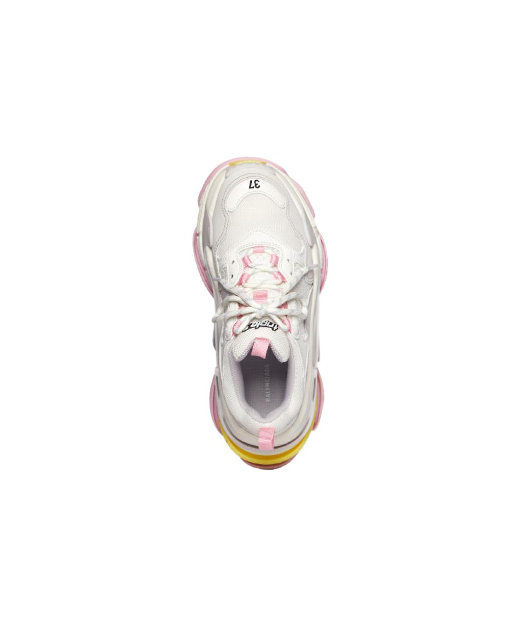 BALENCIAGA Белые кроссовки, фото 4