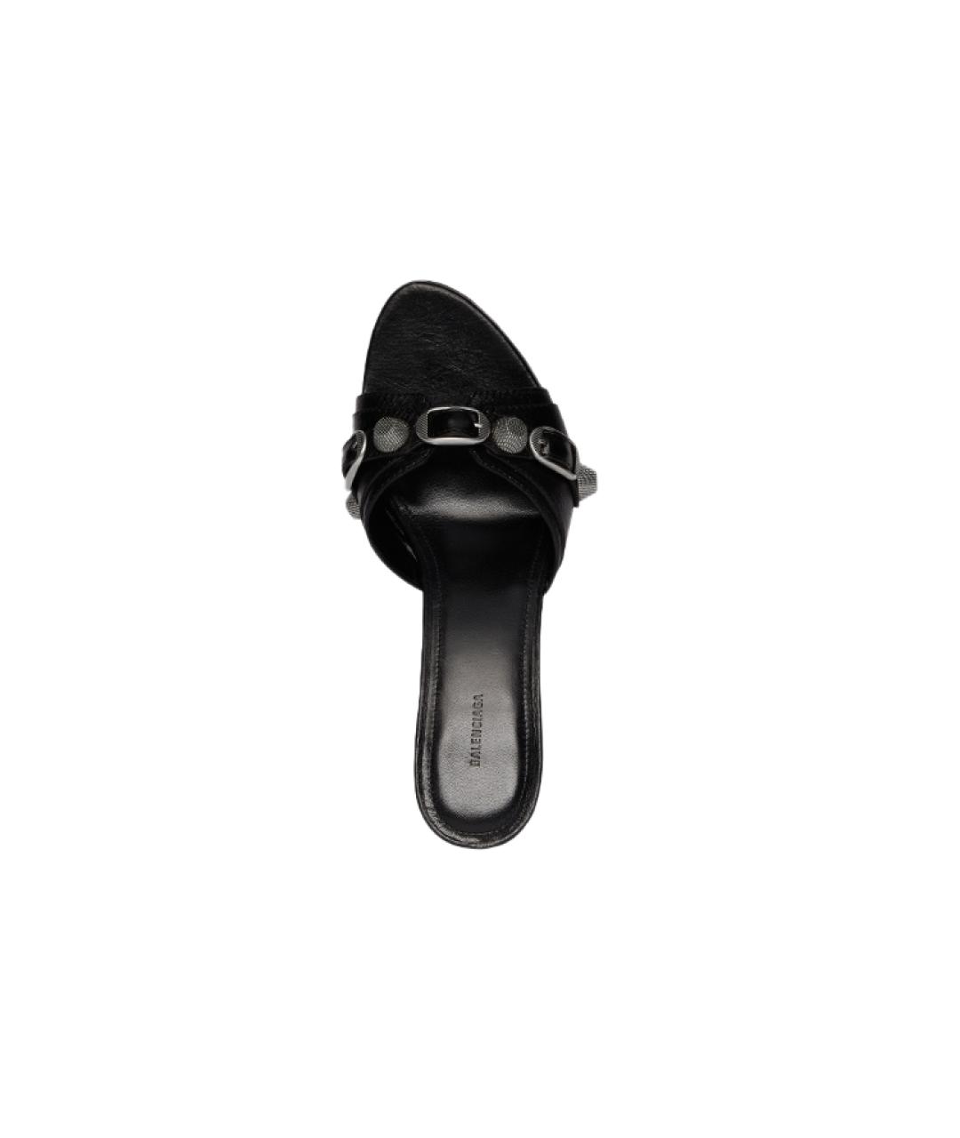BALENCIAGA Черные босоножки, фото 4