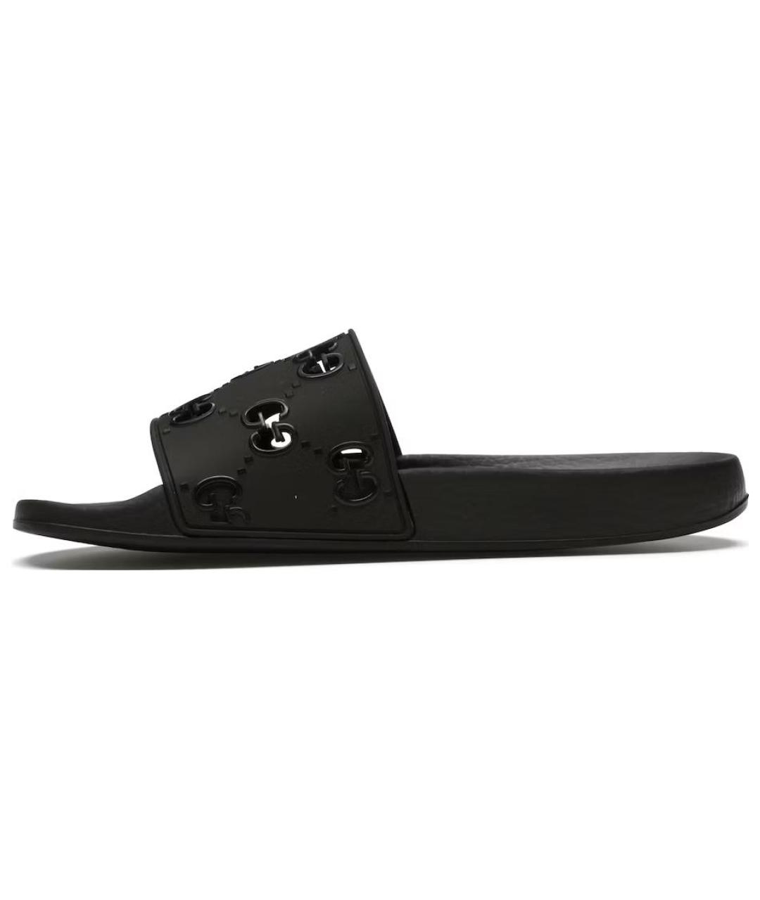 GUCCI Черные сандалии, фото 6