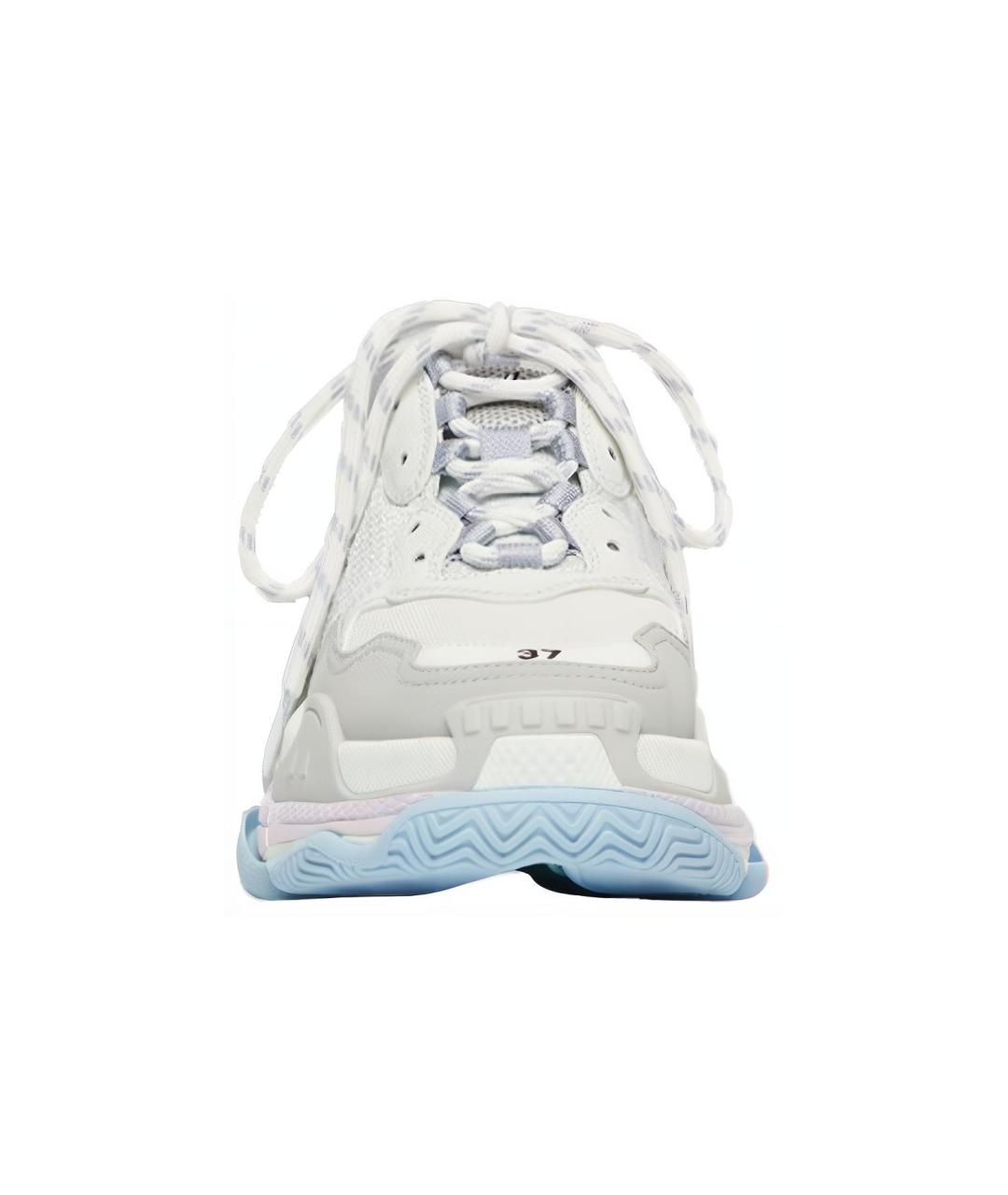 BALENCIAGA Белые кроссовки, фото 3