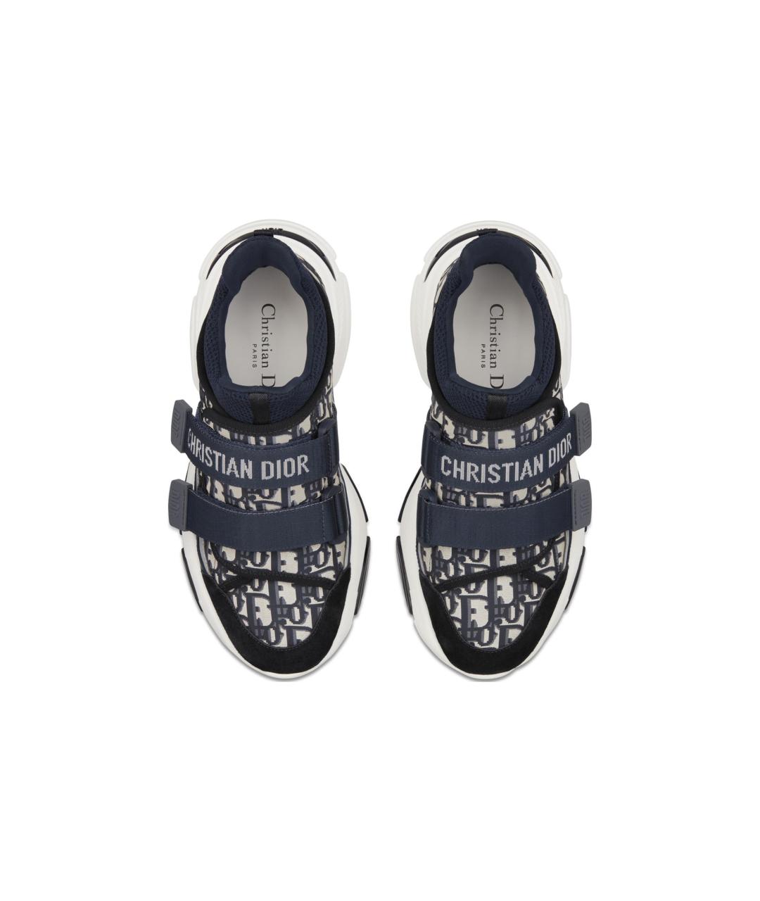 CHRISTIAN DIOR Синие текстильные кроссовки, фото 5