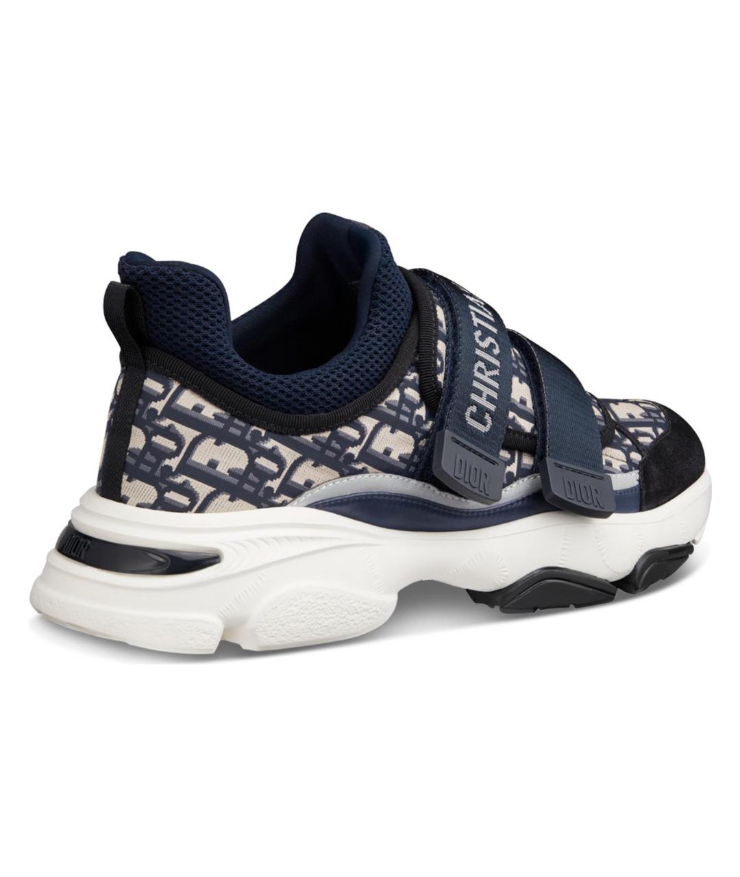 CHRISTIAN DIOR Синие текстильные кроссовки, фото 4
