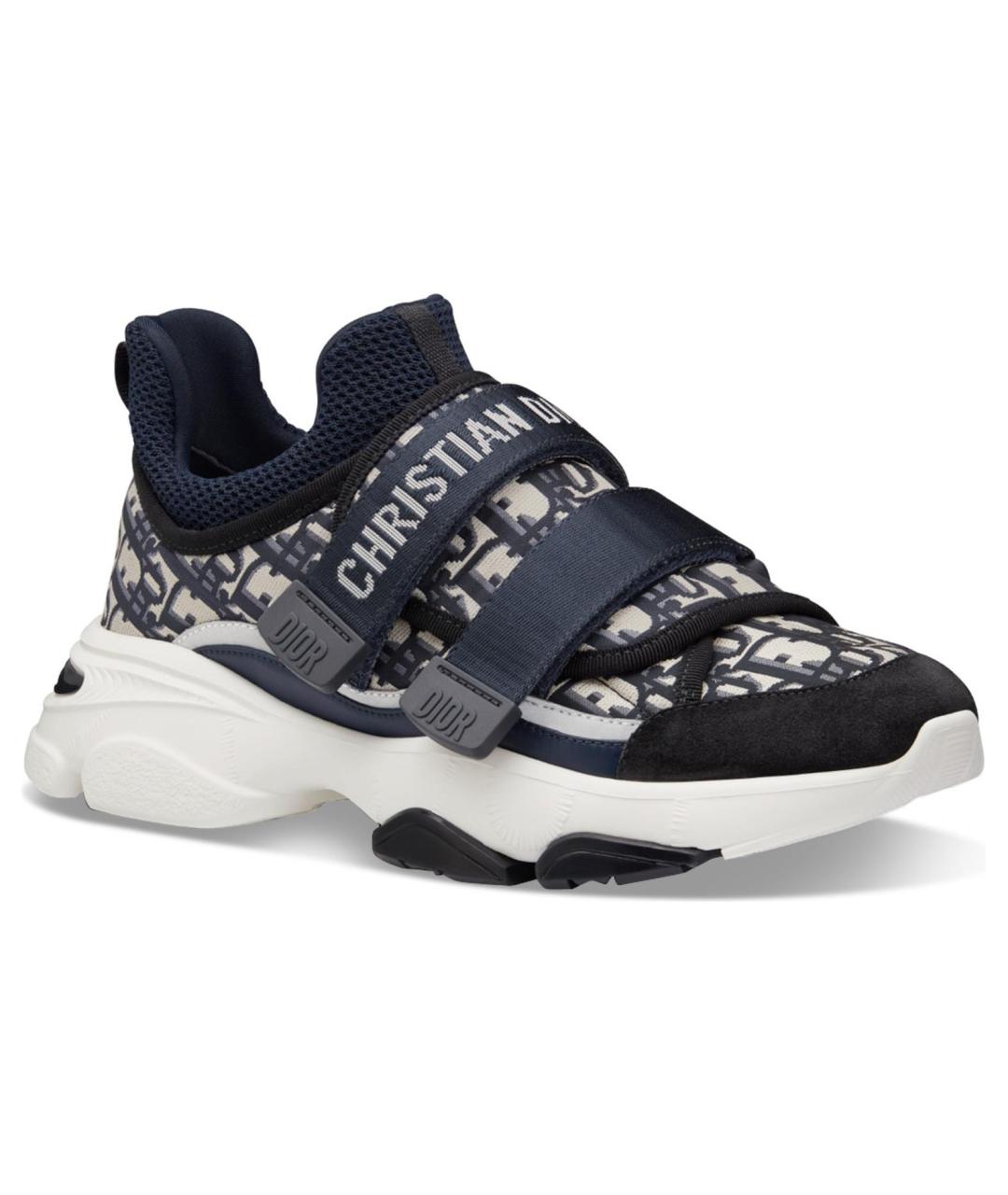 CHRISTIAN DIOR Синие текстильные кроссовки, фото 3