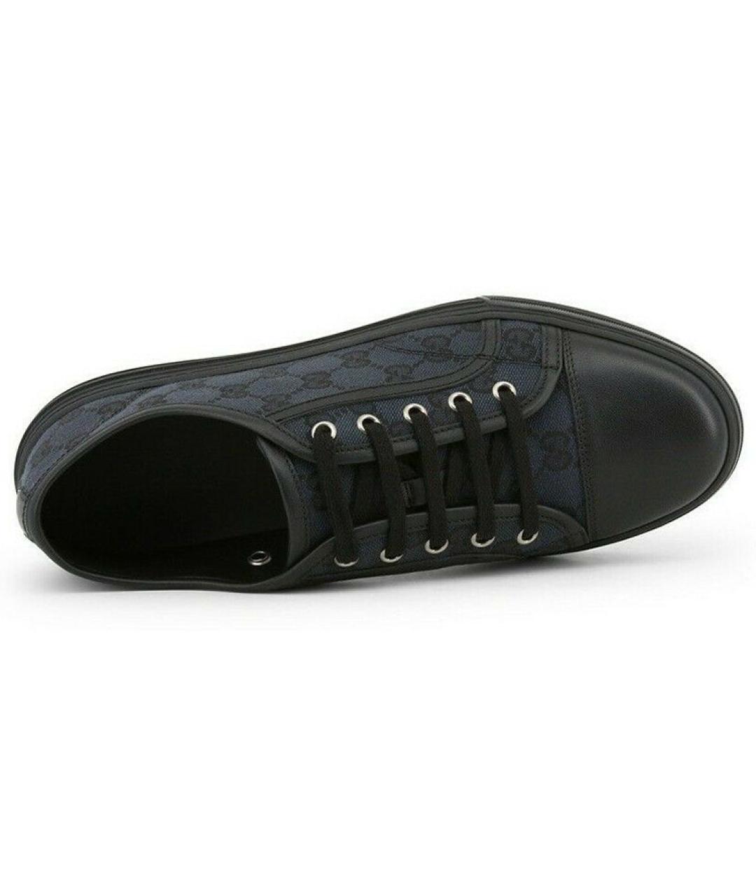 GUCCI Темно-синие кеды, фото 3