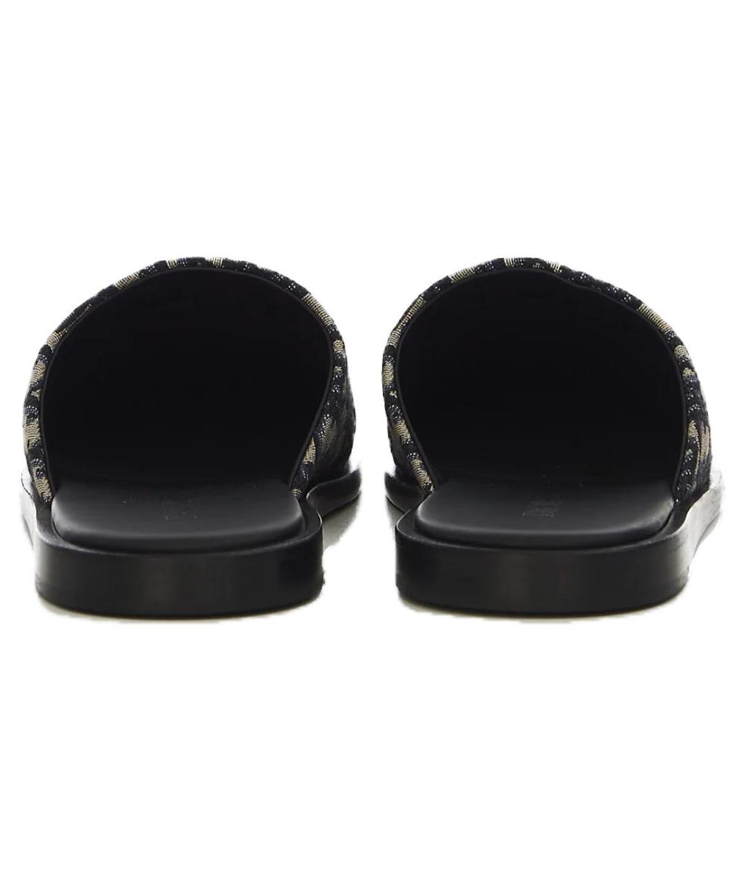 CHRISTIAN DIOR Черные слипоны, фото 6