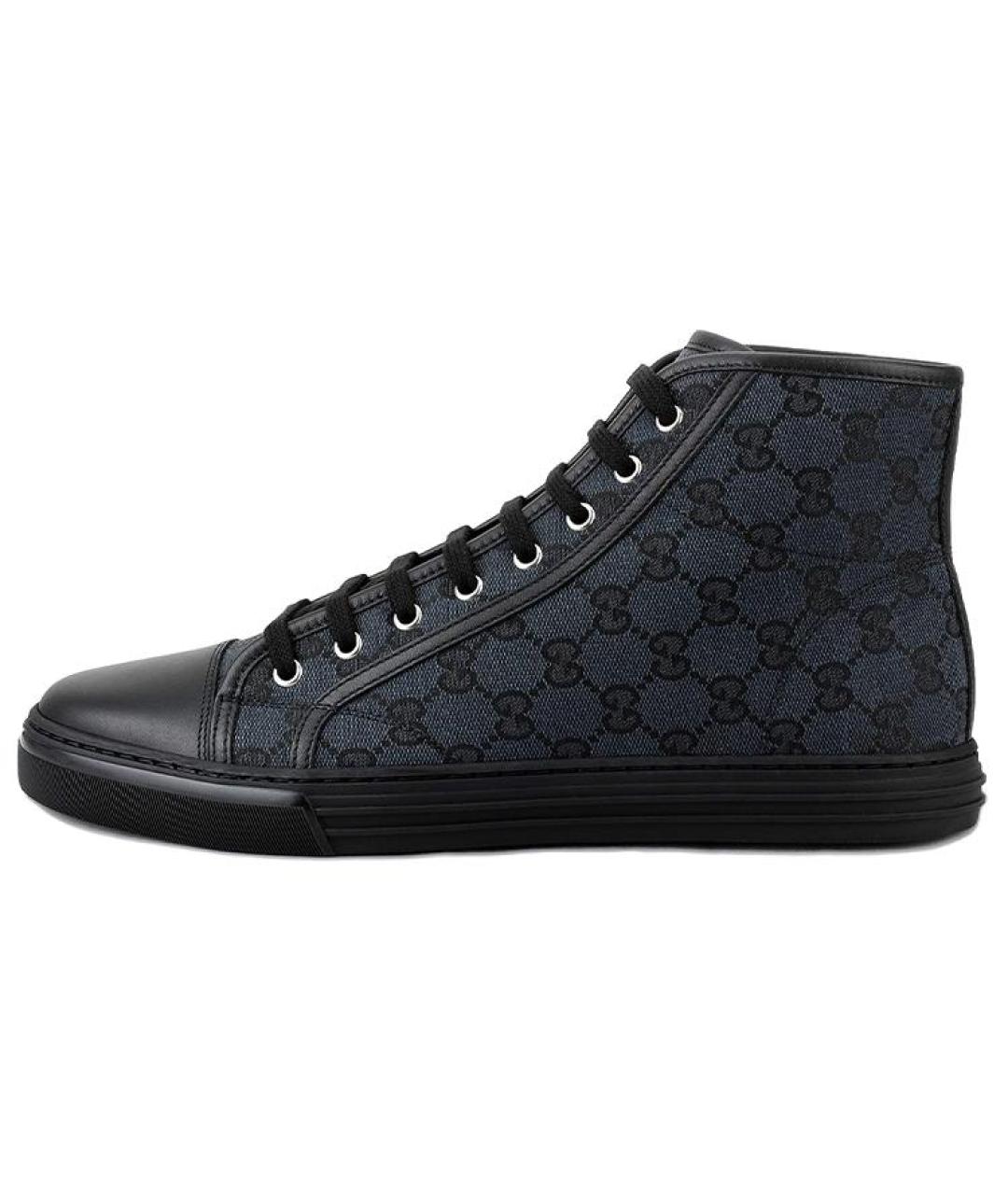 GUCCI Темно-синие высокие кроссовки / кеды, фото 6