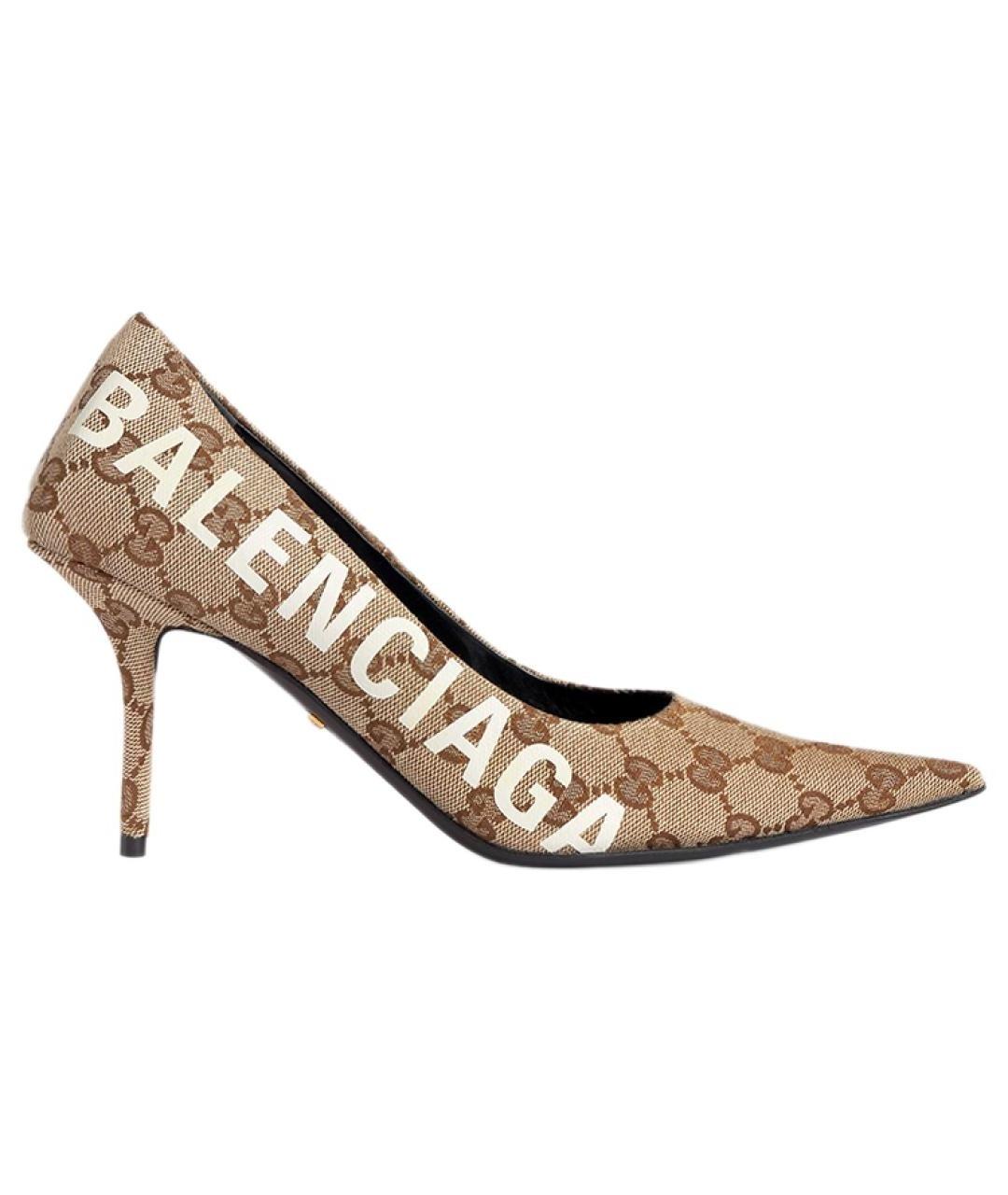 BALENCIAGA Коричневые туфли, фото 1
