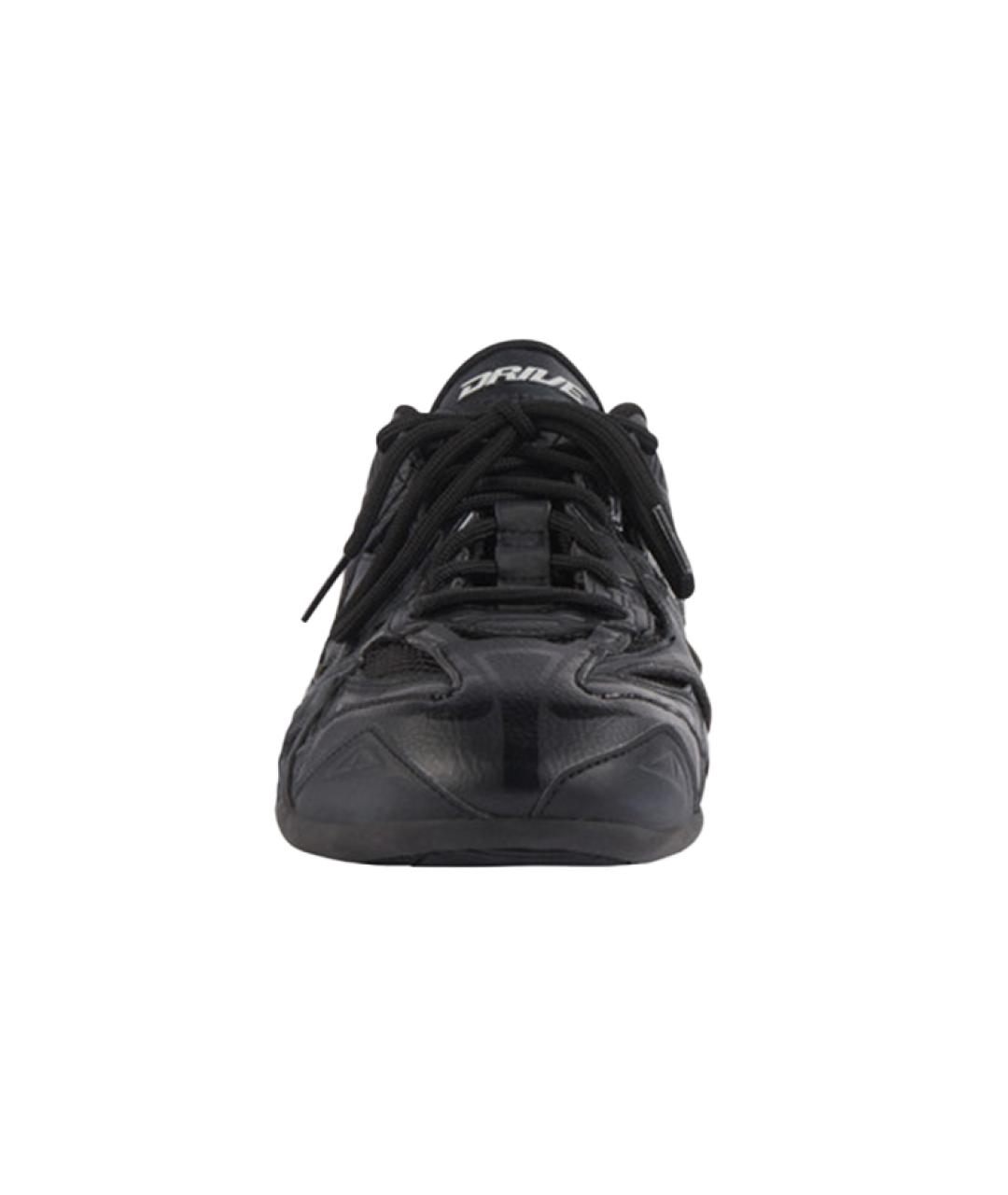 BALENCIAGA Черные низкие кроссовки / кеды, фото 4