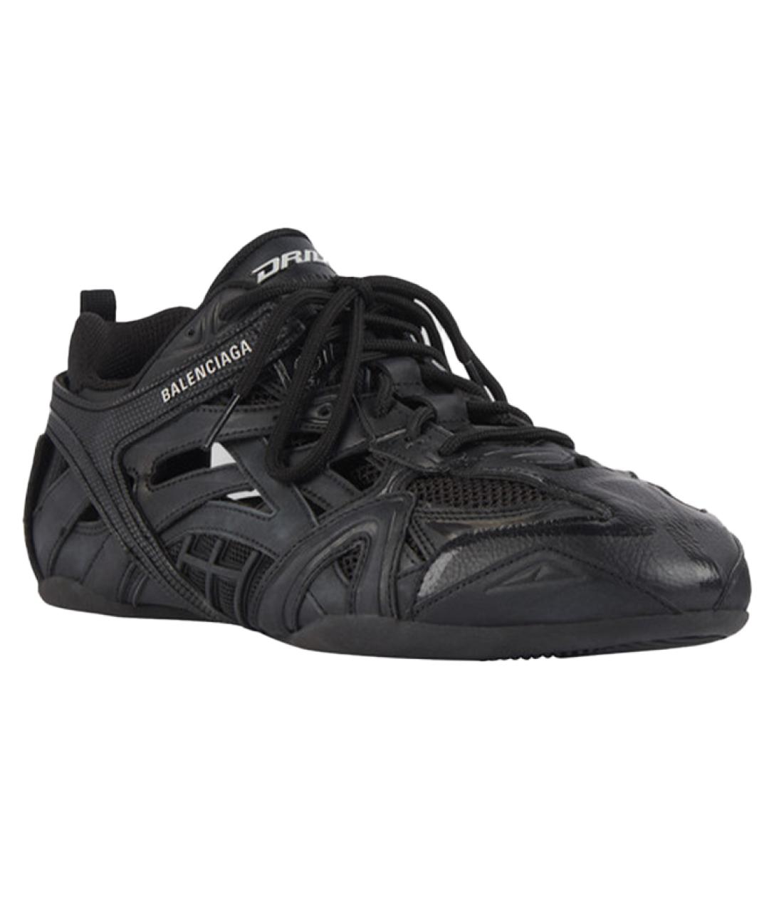 BALENCIAGA Черные низкие кроссовки / кеды, фото 3