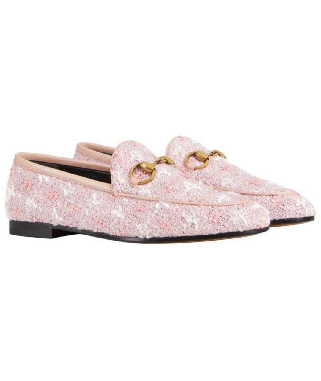 GUCCI Розовые лоферы, фото 3