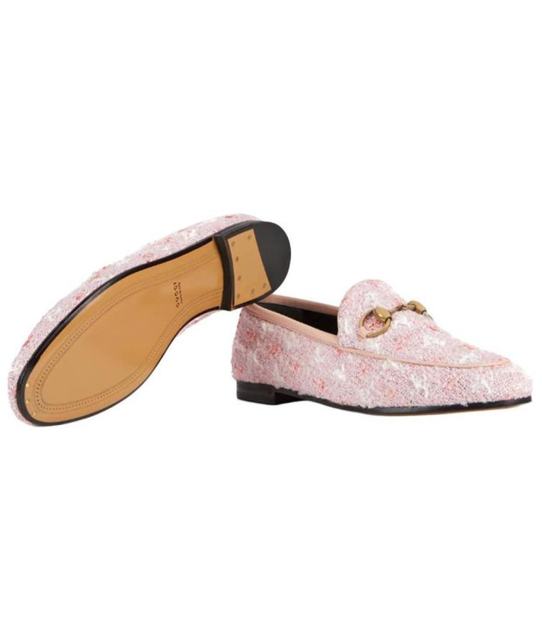 GUCCI Розовые лоферы, фото 5