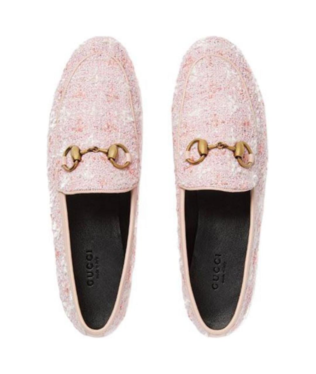GUCCI Розовые лоферы, фото 4