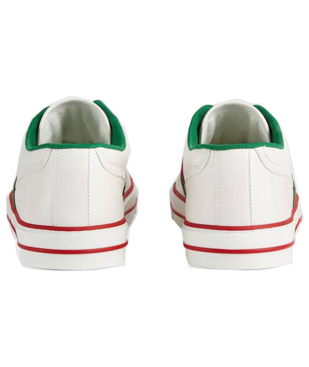 GUCCI Белые низкие кроссовки / кеды, фото 4